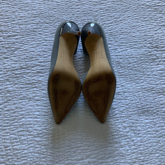 WHBM grey suede D’Orsay pumps - Picture 4 of 13